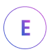 Letter E icon.